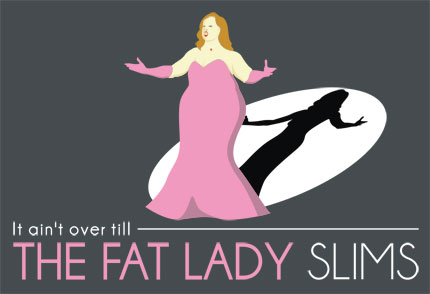 The Fat Lady Slims Logo